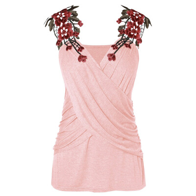 Roseonmyhand Women Fashion Embroidery Strap Sleeveless Tank Cross Casual T-Shirt Vest Top
Roseonmyhand Women Fashion Embroidery Strap Sleeveless Tank Cross Casual T-Shirt Vest Top