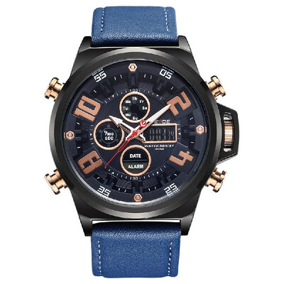 WEIDE WH7309 Quartz Digital Electronic Watch Dual Time Date Week Alarm Stopwatch 3ATM Waterproof Timer Business Men Fashion Casual
WEIDE WH7309 Quartz Digital Electronic Watch Dual Time Date Week Alarm Stopwatch 3ATM Waterproof Timer Business Men Fashion Casual