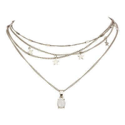 2018 new bohemian necklace fashion new five-pointed star pendant multi-layer female necklace gift wholesale
2018 new bohemian necklace fashion new five-pointed star pendant multi-layer female necklace gift wholesale