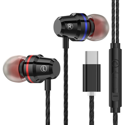 PTM M4 Wired Headphones In-Ear Earphones Type-C Interface Metal Headsets Line Control With Mic for MI 6 Note 3 MIX 2 for LE 2
PTM M4 Wired Headphones In-Ear Earphones Type-C Interface Metal Headsets Line Control With Mic for MI 6 Note 3 MIX 2 for LE 2