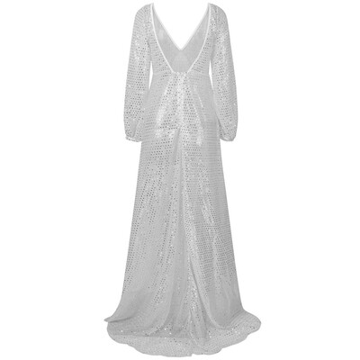 〖Follure〗Womens Fashion Sexy Casual V Neck Sequin Lace Soild Mesh Serspective Long Dress
〖Follure〗Womens Fashion Sexy Casual V Neck Sequin Lace Soild Mesh Serspective Long Dress