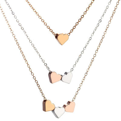 Hesiod Multi-layer Chain Heart Pendant Necklace Short Love Choker Necklace for Women Trendy Rose Gold Silver Color Collares
Hesiod Multi-layer Chain Heart Pendant Necklace Short Love Choker Necklace for Women Trendy Rose Gold Silver Color Collares