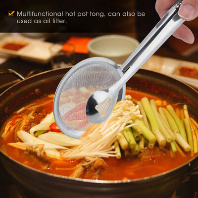 Greensen Stainless Steel Hot Pot Tong Food Oil FilterStainless Steel Hot Pot Tong Fried Food Clip Oil Filter Strainer Mesh
Greensen Stainless Steel Hot Pot Tong Food Oil FilterStainless Steel Hot Pot Tong Fried Food Clip Oil Filter Strainer Mesh
