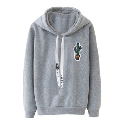 Women Autumn Winter Velvet Cactus Embroidery Sweatshirts Cotton Warm Loose Plush Long Sleeved Wild Casual Hoodies Tops
Women Autumn Winter Velvet Cactus Embroidery Sweatshirts Cotton Warm Loose Plush Long Sleeved Wild Casual Hoodies Tops