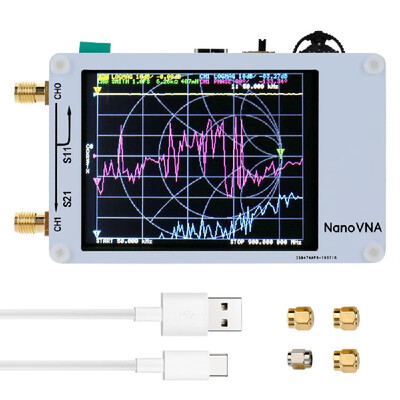 Portable Handheld Vector Network Analyzer 50KHz-900MHz Digital Display Touching Screen Shortwave MF HF VHF UHF Antenna Analyzer St
Portable Handheld Vector Network Analyzer 50KHz-900MHz Digital Display Touching Screen Shortwave MF HF VHF UHF Antenna Analyzer St