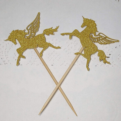 FUNNYBUNNY Set of 20 Gold Glitter Unicorn Cupcake Toppers Party Picks Cupcake Toppers Cupcake Wrapper Wedding Decoration
FUNNYBUNNY Set of 20 Gold Glitter Unicorn Cupcake Toppers Party Picks Cupcake Toppers Cupcake Wrapper Wedding Decoration