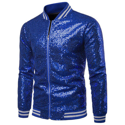 Mens One Button Glitter Sequined Blazer Wedding Party Jacket Tuxedo Suit Coat
Mens One Button Glitter Sequined Blazer Wedding Party Jacket Tuxedo Suit Coat