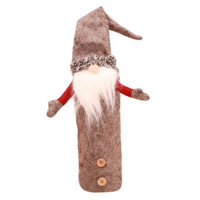 Christmas Wine Bottle Decor Set Santa Claus Snowman Deer Bottle Cover Clothes Kitchen Decoration for New Year Xmas Dinner Party
Christmas Wine Bottle Decor Set Santa Claus Snowman Deer Bottle Cover Clothes Kitchen Decoration for New Year Xmas Dinner Party