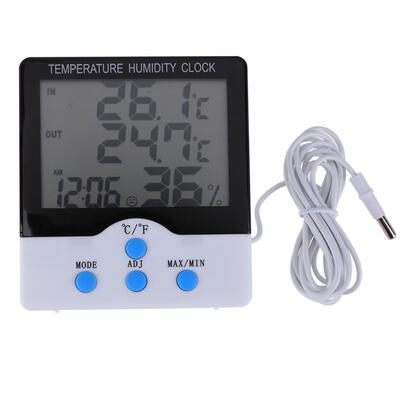 LCD Digital Humidity Tester Thermometer Indoor Outdoor Moisture Meter
LCD Digital Humidity Tester Thermometer Indoor Outdoor Moisture Meter