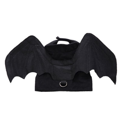 Pet Black Polyester Halloween Bat Cosplay Costume for Small Medium Dogs Puppy Festival Clothes
Pet Black Polyester Halloween Bat Cosplay Costume for Small Medium Dogs Puppy Festival Clothes