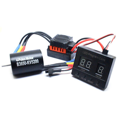 Tailored B3650 5200KV Brushless Motor60A ESC Program Card Combo For 110 RC Car Truck
Tailored B3650 5200KV Brushless Motor60A ESC Program Card Combo For 110 RC Car Truck