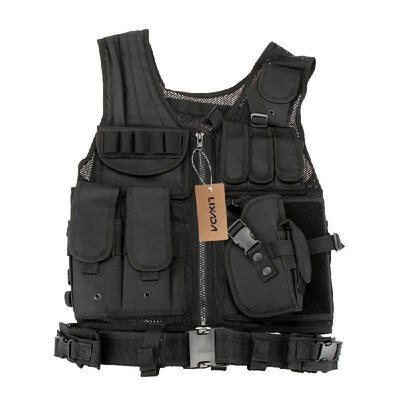Lixada Outdoor Military Tactical Army Polyester Airsoft War Game Hunting Vest for Camping Hiking
Lixada Outdoor Military Tactical Army Polyester Airsoft War Game Hunting Vest for Camping Hiking