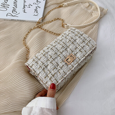 Small bag female new Korean fashion shoulder bag chain Messenger bag simple small square bag tide
Small bag female new Korean fashion shoulder bag chain Messenger bag simple small square bag tide