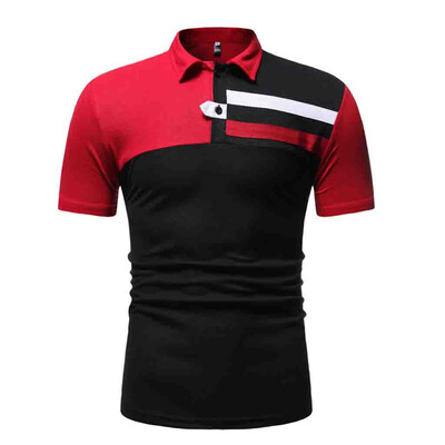 Toponeto Fashion Mens Casual Mixing Colour Slim Fit Short Sleeve Sports Shirt Top Blouse
Toponeto Fashion Mens Casual Mixing Colour Slim Fit Short Sleeve Sports Shirt Top Blouse
