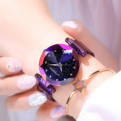 Fashion Women Starry Sky Watches Luxury Diamond Clock Magnet Mesh Waterproof Female Wristwatch relogio feminino zegarek damski
Fashion Women Starry Sky Watches Luxury Diamond Clock Magnet Mesh Waterproof Female Wristwatch relogio feminino zegarek damski