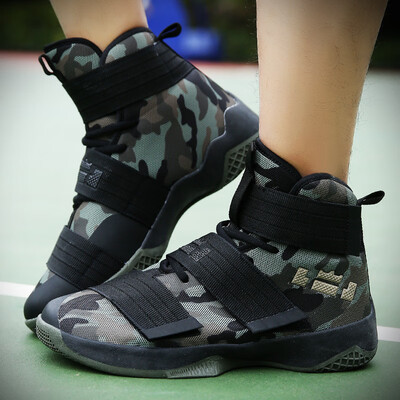 Sports basketball shoes mens high-top boots wear-resistant non-slip breathable autumn Velcro
Sports basketball shoes mens high-top boots wear-resistant non-slip breathable autumn Velcro