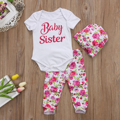 Newborn Baby Girls Cotton Tops Short Sleeve Romper Floral Pants Outfits Hat 3Pcs Set Clothes
Newborn Baby Girls Cotton Tops Short Sleeve Romper Floral Pants Outfits Hat 3Pcs Set Clothes