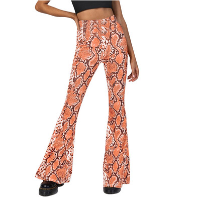 Tailored Fashion Womens Sexy Snake Print High Waist Elastic Tight Leggings Wide Leg Pants
Tailored Fashion Womens Sexy Snake Print High Waist Elastic Tight Leggings Wide Leg Pants