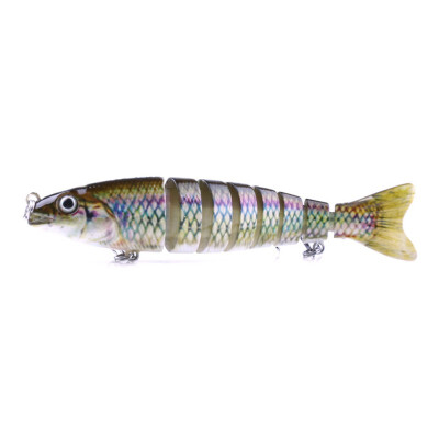 New Hot 127CM Mini 3D Artificial Bait False Multi Joint Fish Shape Eco-friendly ABS Plastic Hard Fishing Lure With 2 Treble Hooks
New Hot 127CM Mini 3D Artificial Bait False Multi Joint Fish Shape Eco-friendly ABS Plastic Hard Fishing Lure With 2 Treble Hooks
