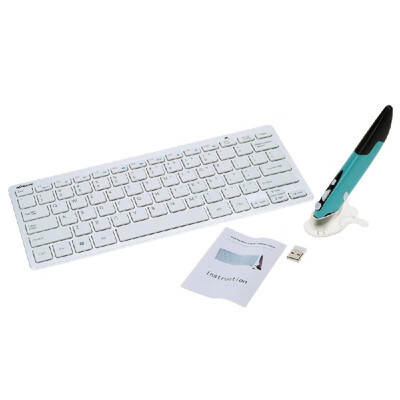 KKmoon Portable Ultra Thin Light 24 GHz Wireless Keyboard with Adjustable DPI Optical Electrical Pen Mouse for Windows Android Li
KKmoon Portable Ultra Thin Light 24 GHz Wireless Keyboard with Adjustable DPI Optical Electrical Pen Mouse for Windows Android Li