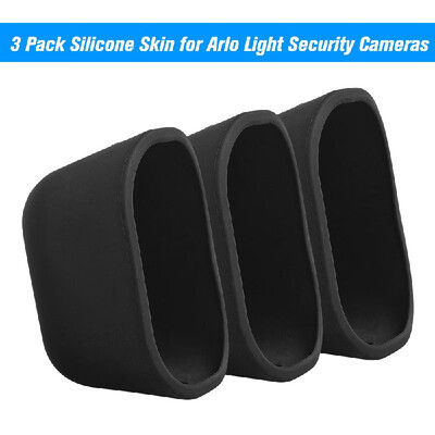 3 Pack Silicone Skin for Arlo Light Security Cameras Weatherproof UV-resistant Case Black
3 Pack Silicone Skin for Arlo Light Security Cameras Weatherproof UV-resistant Case Black