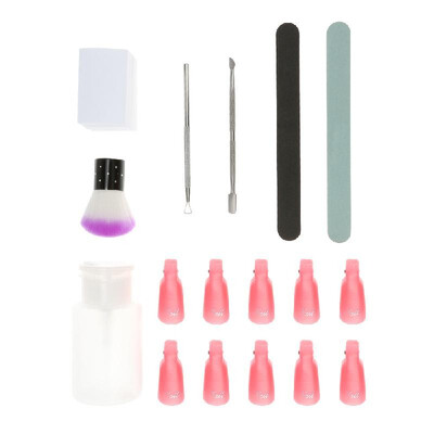 Gel Nail Polish Remover Kit with Wipe Cotton Pads 10 Pcs Nail Clips Caps 2 Pcs Nail File Triangle Cuticle Pusher&Cutter Set Na
Gel Nail Polish Remover Kit with Wipe Cotton Pads 10 Pcs Nail Clips Caps 2 Pcs Nail File Triangle Cuticle Pusher&Cutter Set Na