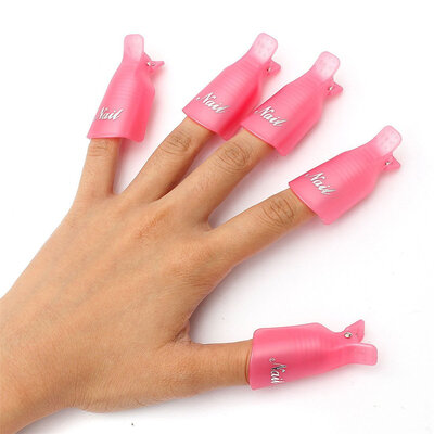 Toponeto 10PC Plastic Nail Art Soak Off Cap Clip UV Gel Polish Remover Wrap Pink
Toponeto 10PC Plastic Nail Art Soak Off Cap Clip UV Gel Polish Remover Wrap Pink