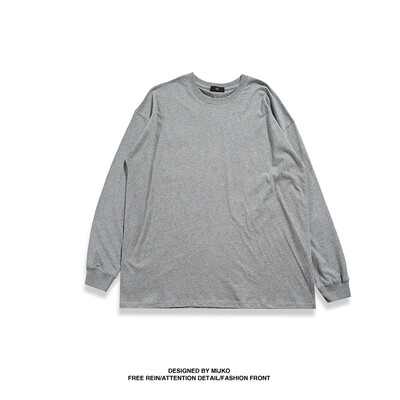 MIJKO mens womens autumn&winter new products basic candy color wild TEE falling shoulder cotton men&women with high street long sleeve T-shirt tide
MIJKO mens womens autumn&winter new products basic candy color wild TEE falling shoulder cotton men&women with high street long sleeve T-shirt tide