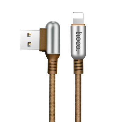 HOCO 24A Zinc Alloy 90° USB Cable For Apple Lightning IPhone IPad OTG Fast Charging Cable
HOCO 24A Zinc Alloy 90° USB Cable For Apple Lightning IPhone IPad OTG Fast Charging Cable