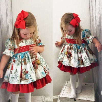 Christmas Dress Toddler Girl Kid Santa Claus Puff Sleeve Red Bows Party Princess Dresses for Girls
Christmas Dress Toddler Girl Kid Santa Claus Puff Sleeve Red Bows Party Princess Dresses for Girls