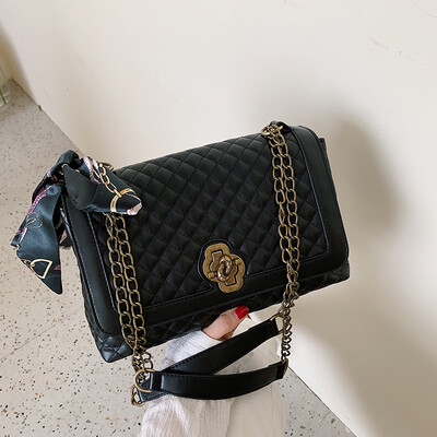 Retro chic Lingge chain bag simple lock small square bag new 2019 fashion shoulder bag Messenger bag
Retro chic Lingge chain bag simple lock small square bag new 2019 fashion shoulder bag Messenger bag