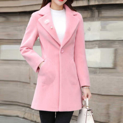 Toponeto Women Work Solid Vintage Winter Office Long Sleeve Button Woolen Jacket Coat
Toponeto Women Work Solid Vintage Winter Office Long Sleeve Button Woolen Jacket Coat