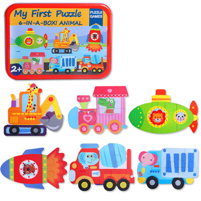 Wooden Baby Jigsaw Puzzles Set of 6 Puzzle Board With Storage Box Intelligence Early Educational Toy for Infant Toddler Kids 123
Wooden Baby Jigsaw Puzzles Set of 6 Puzzle Board With Storage Box Intelligence Early Educational Toy for Infant Toddler Kids 123