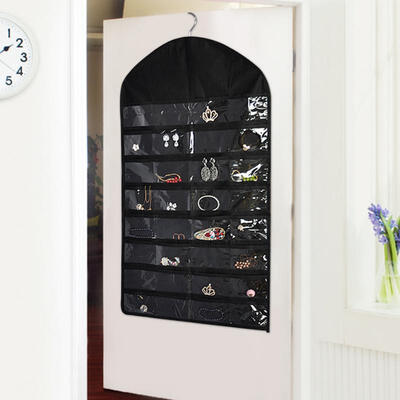 Greensen Double Side Storage 64 Pocket Hanging Jewelry Shelf Organizer Earring Display Bag
Greensen Double Side Storage 64 Pocket Hanging Jewelry Shelf Organizer Earring Display Bag