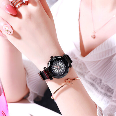 Hot Sale 2019 New Fashion Brand Rosy Gold Women Mesh Magnet Buckle Starry Sky Watch Women Flower Quartz Watches Relogio Feminino
Hot Sale 2019 New Fashion Brand Rosy Gold Women Mesh Magnet Buckle Starry Sky Watch Women Flower Quartz Watches Relogio Feminino