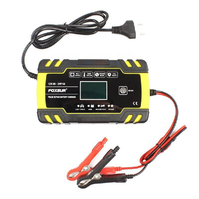 12V 24V Pulse Repairing Charger with LCD Display Motorcycle & Car Battery Charger AGM GEL WET Lead Acid Battery Charger
12V 24V Pulse Repairing Charger with LCD Display Motorcycle & Car Battery Charger AGM GEL WET Lead Acid Battery Charger