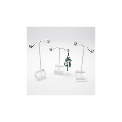 Iron Earring Display Stands Jewelry Display Rack Jewelry Tree Stand Platinum 55x30x95125mm
Iron Earring Display Stands Jewelry Display Rack Jewelry Tree Stand Platinum 55x30x95125mm