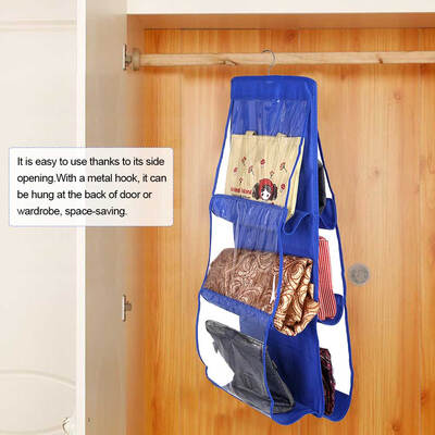 6 Pockets Wardrobe Closet Hanging Dustproof Tote Bag Handbag Purse Storage Organizer Tote Bag OrganizerHanging Handbag Organizer
6 Pockets Wardrobe Closet Hanging Dustproof Tote Bag Handbag Purse Storage Organizer Tote Bag OrganizerHanging Handbag Organizer