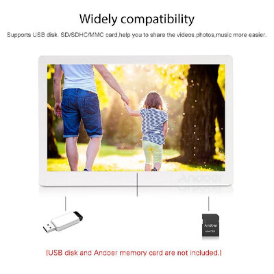 Andoer 13 Inch 1080P LED Digital Photo Picture Frame High Resolution 19201080 Advertising Machine MP3 MP4 Picture Player Electron
Andoer 13 Inch 1080P LED Digital Photo Picture Frame High Resolution 19201080 Advertising Machine MP3 MP4 Picture Player Electron