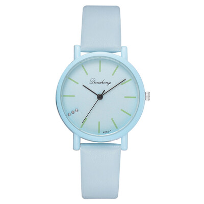 Korean fashion casual student watch ebay hot new trend solid color ladies PU fashion watch
Korean fashion casual student watch ebay hot new trend solid color ladies PU fashion watch