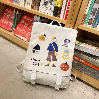 Ins wind bag female college students Korean high school girl Japanese canvas junior high school backpack backpack backpack
Ins wind bag female college students Korean high school girl Japanese canvas junior high school backpack backpack backpack