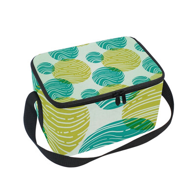 ALAZA Lunch Box Insulated Green And Blue Round Lunch Bag Large Cooler Tote Bagfor Men Women
ALAZA Lunch Box Insulated Green And Blue Round Lunch Bag Large Cooler Tote Bagfor Men Women