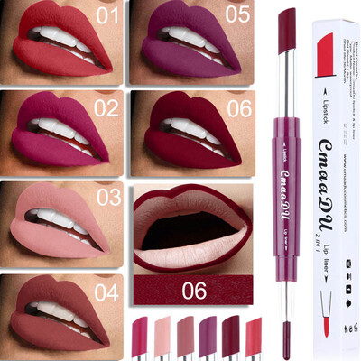 6 color CmaaDu multi-function double head lipstick lip liner lip color lipstick blush lip gloss
6 color CmaaDu multi-function double head lipstick lip liner lip color lipstick blush lip gloss
