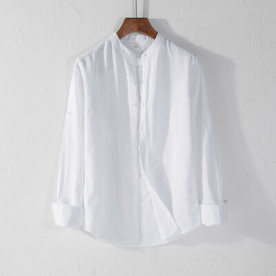 Toponeto Mens Causal Shirt Long Sleeve Top Button Cotton Linen Solid Color Loose Blouse
Toponeto Mens Causal Shirt Long Sleeve Top Button Cotton Linen Solid Color Loose Blouse