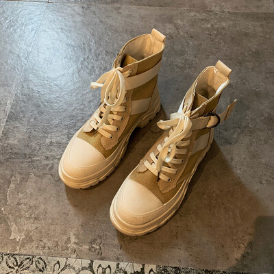 Leisure Fashion Martin Boots Female Korean Version of 100 Sets of Thick Bottom Canvas Shoes Student Simple Shoe Tide
Leisure Fashion Martin Boots Female Korean Version of 100 Sets of Thick Bottom Canvas Shoes Student Simple Shoe Tide