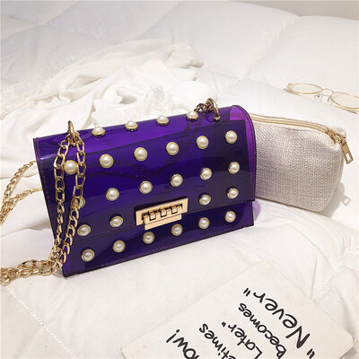 Summer new transparent jelly bag female 2019 new Korean version of the wild single shoulder slung fashion chain small square bag
Summer new transparent jelly bag female 2019 new Korean version of the wild single shoulder slung fashion chain small square bag