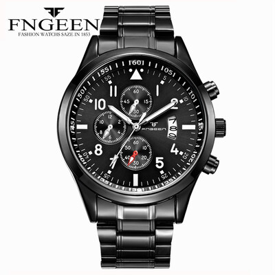 Gobestart FNGEEN Men Luxury Casual Watch Quartz Stainless Steel Waterproof Calendar Watch
Gobestart FNGEEN Men Luxury Casual Watch Quartz Stainless Steel Waterproof Calendar Watch
