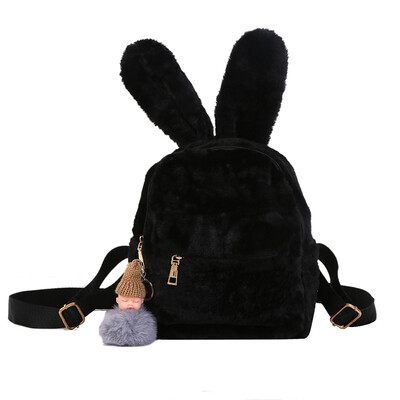 Rabbit Ear Furry Backpack Strange Small Shoulder Furry Womens Backpack Autumn&Winter Ugly&Lovely Womens Backpack
Rabbit Ear Furry Backpack Strange Small Shoulder Furry Womens Backpack Autumn&Winter Ugly&Lovely Womens Backpack
