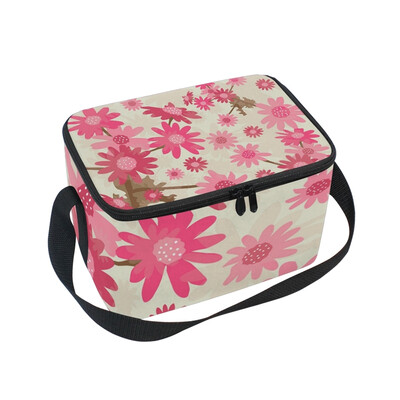 ALAZA Insulated Lunch Box Pink Beautiful Flower Lunch Bag for Men Women Portable Tote Bag Cooler Bag
ALAZA Insulated Lunch Box Pink Beautiful Flower Lunch Bag for Men Women Portable Tote Bag Cooler Bag
