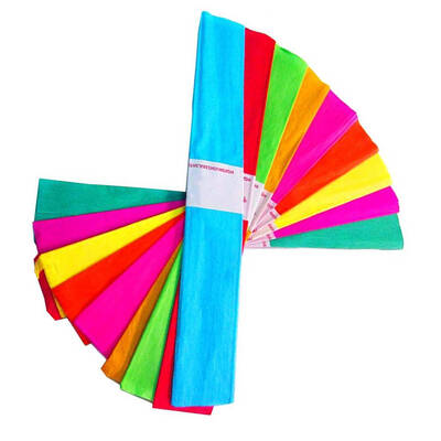 10pcs Craft Crepe Paper Roll Sheets Wrapping Florist Streamers Party Birthday Hanging Decoration
10pcs Craft Crepe Paper Roll Sheets Wrapping Florist Streamers Party Birthday Hanging Decoration